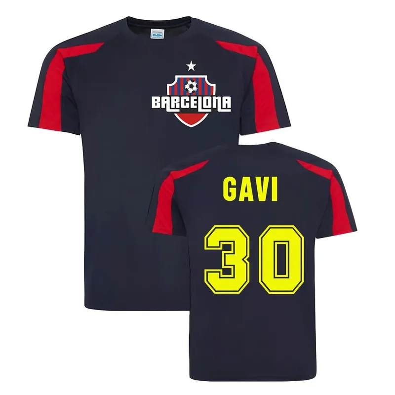 Mens Gavi Sports Training Jersey - FC Barcelona