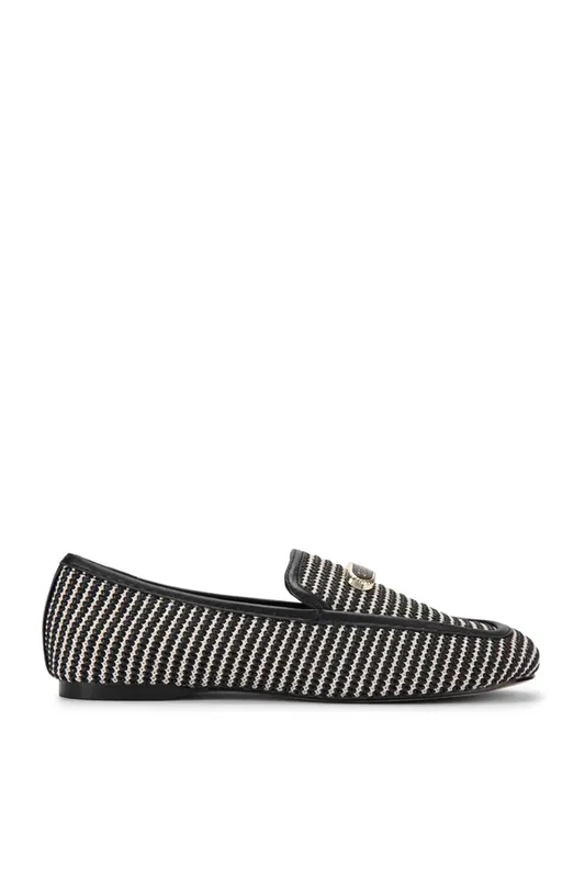 Ridgeview Black Raffia' Flats - STEVE MADDEN