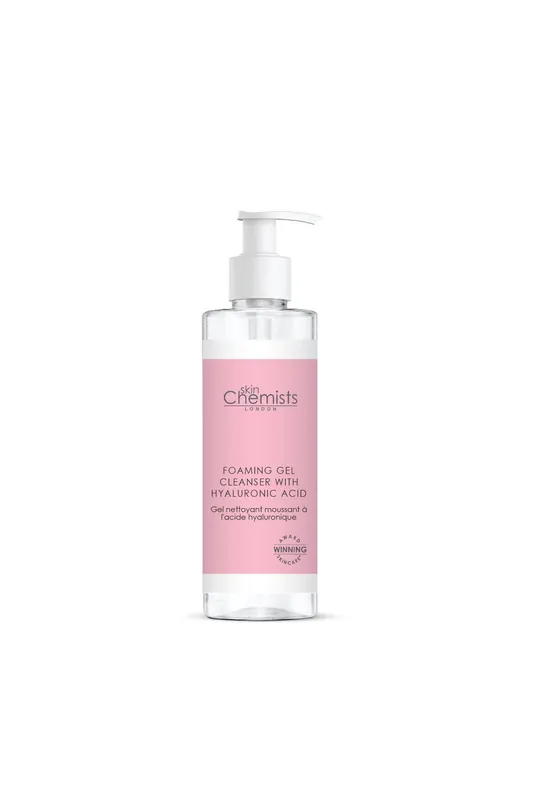 Foaming Anti-Ageing Gel Cleanser with Hyaluronic Acid 200ml for Hydration and Moisturising