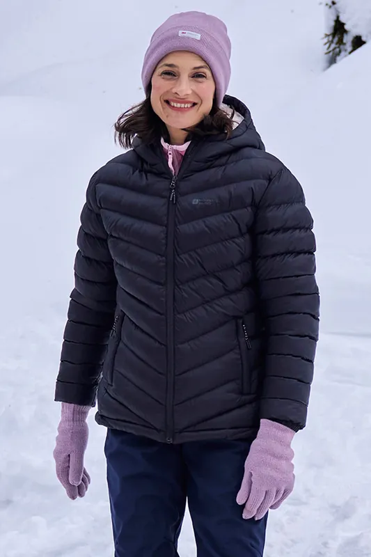 Seasons' Water Resistant Lightweight Padded Fur Fleece Lined Jacket - Mountain Warehouse