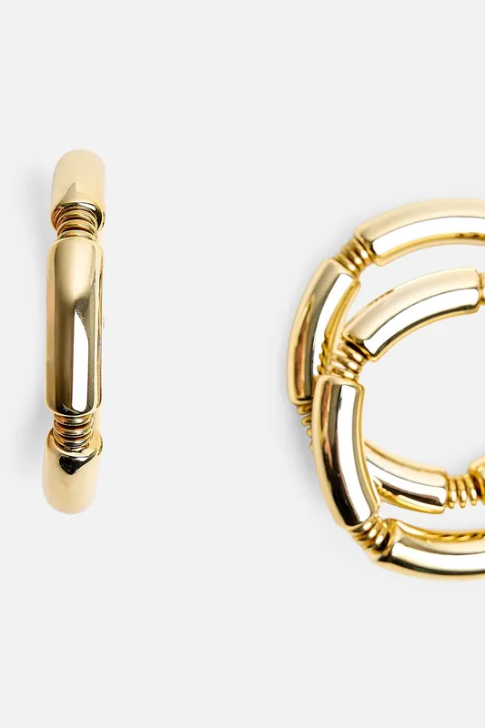Pack of Three Gold Bracelets - Public Desire