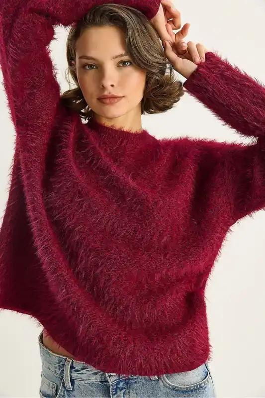 Textured Knit Sweater - Bianco Lucci