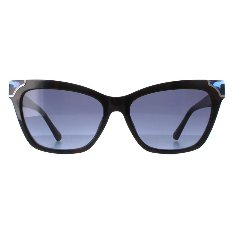 Rectangle Blonde Havana Blue Gradient GU7840 - Guess