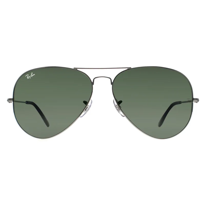 Aviator Silver Grey Mirror Sunglasses - Ray-Ban