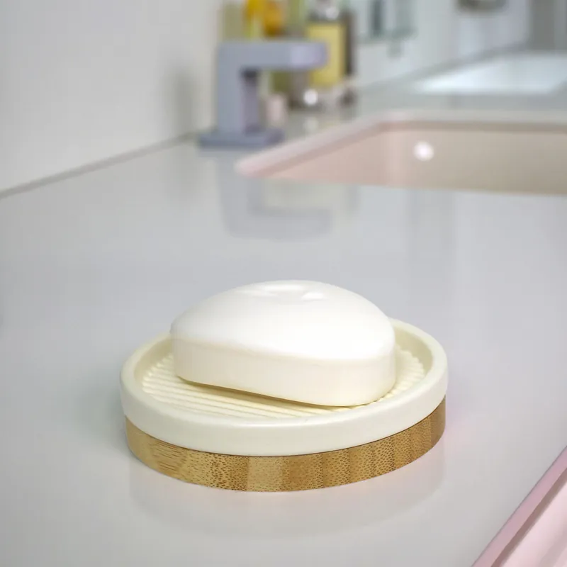 Bondi Cream Ceramic Bathroom Soap Dish - Showerdrape