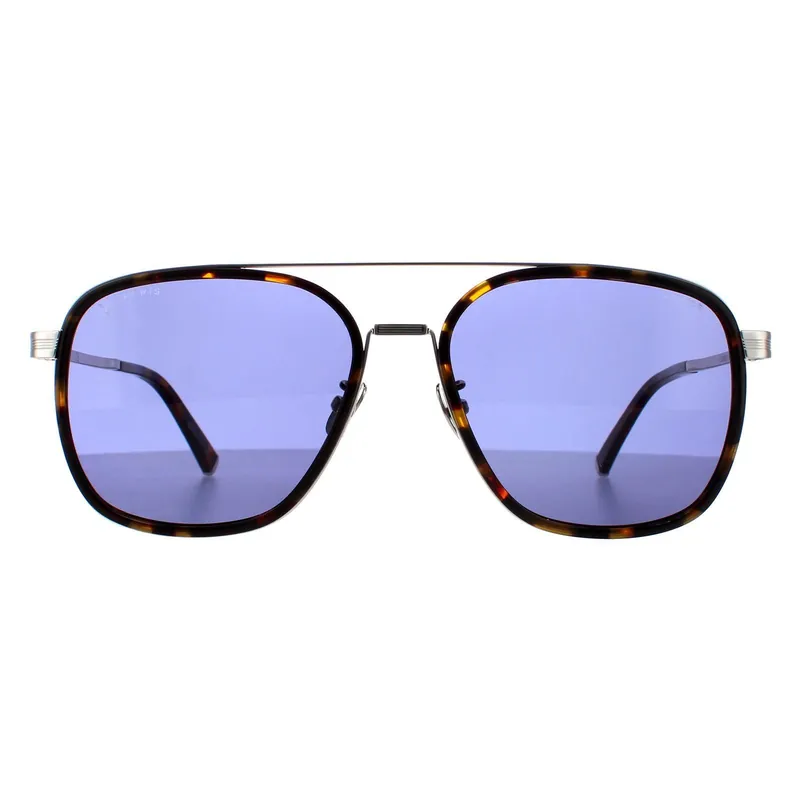 Aviator Dark Havana Blue SPLC49 Lewis 21 Sunglasses - Police