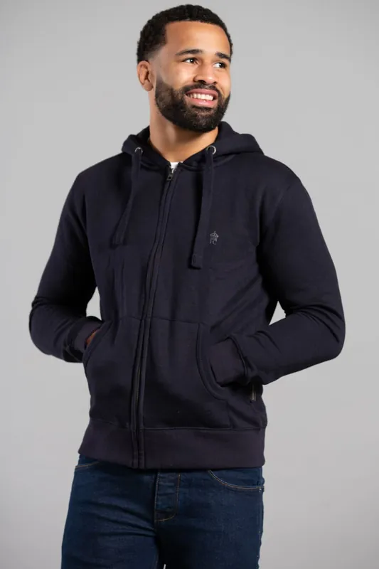 Cotton Blend Zip Hoody - French Connection