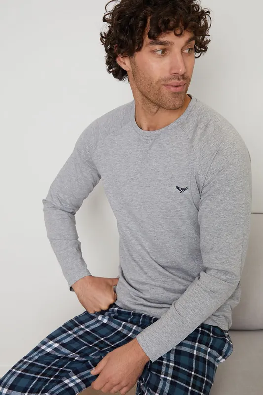 Idris' Cotton Rich Pyjama Set - Threadbare