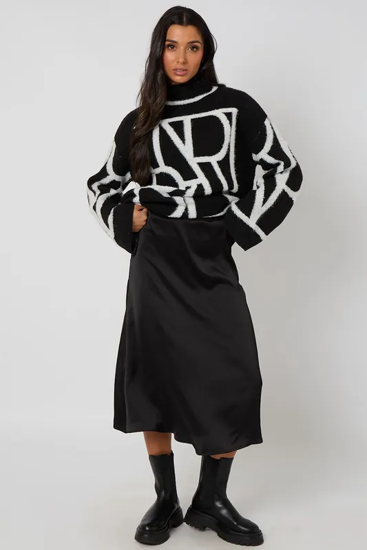 Abstract Slogan Jumper - Urban Bliss