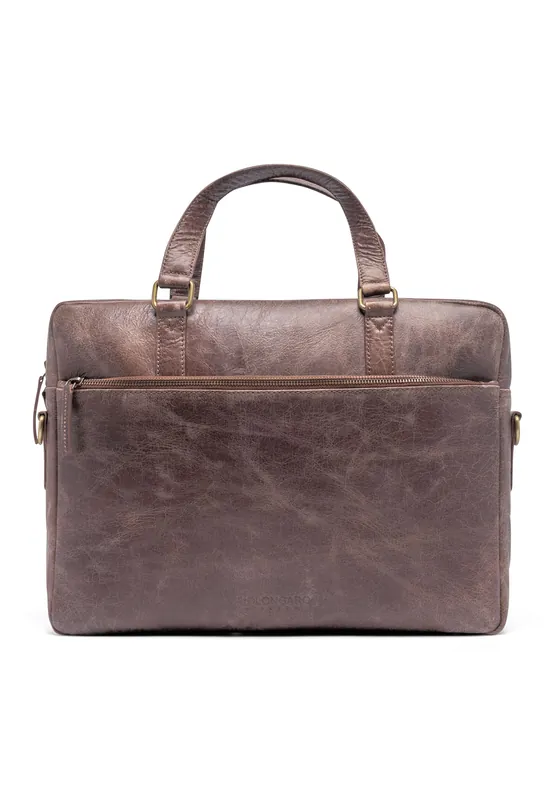 Real Leather Dieter Crossbody Satchel - Bolongaro Trevor