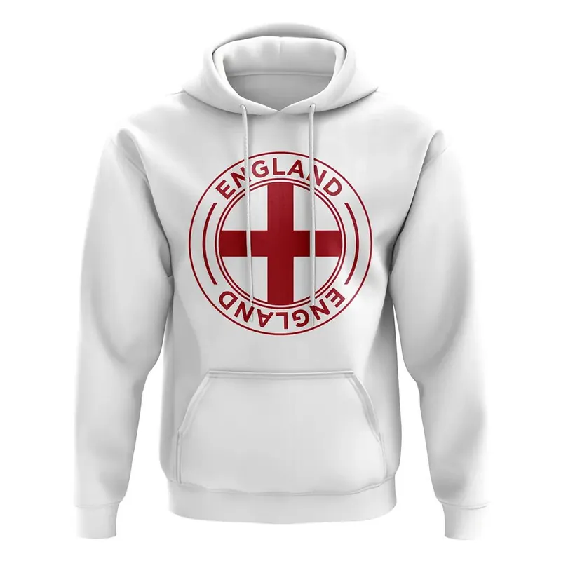 Mens Football Badge Hoodie - England