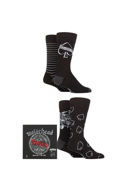 Motorhead 4 Pair Exclusive to Gift Boxed Cotton Socks - SOCKSHOP