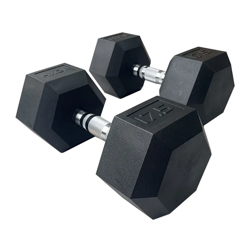 2 x 17.5kg Pro Hex Dumbbells (Pair) - HXGN