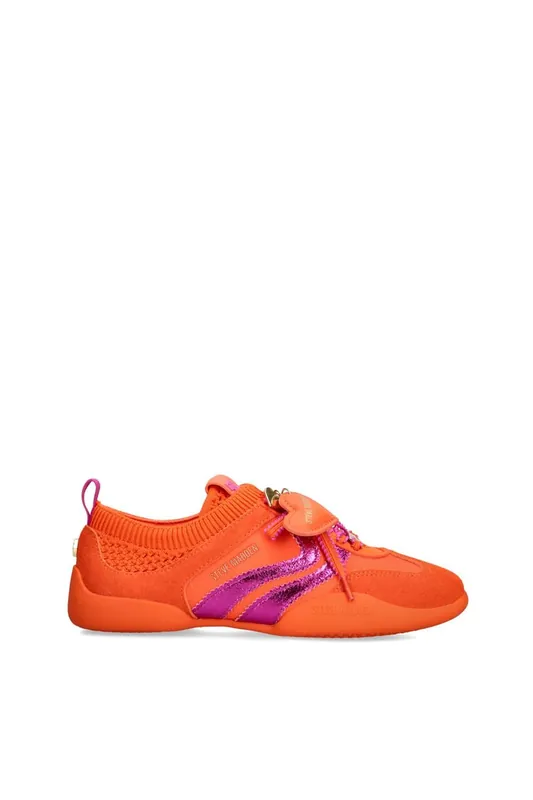 Biscotti Orange' Suede Trainers - STEVE MADDEN
