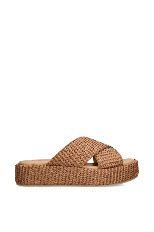 Tulum Brown Suede' Sandals - STEVE MADDEN