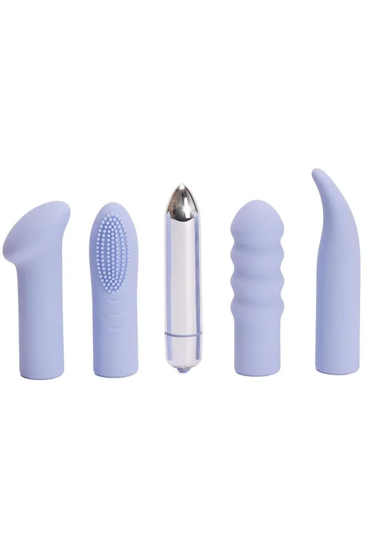 Power Bullet Sex Toy Set with 4 Interchangeable Silicone Sleeves - Ann Summers