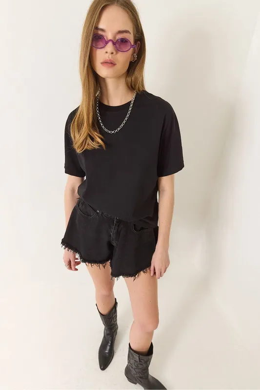 Cotton Crew Neck T-Shirt