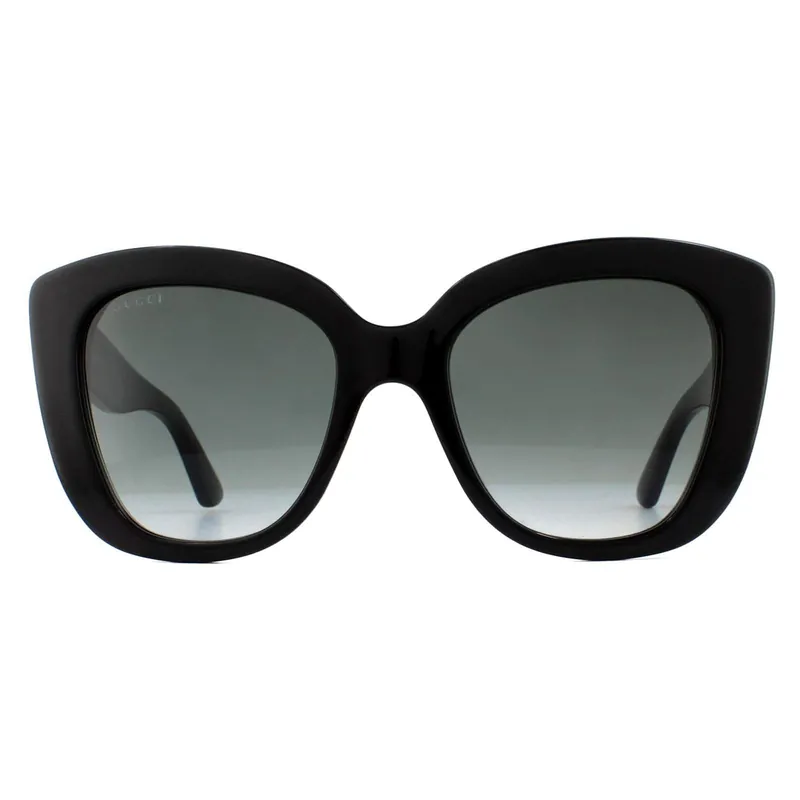 Cat Eye Black Grey Gradient Sunglasses - Gucci