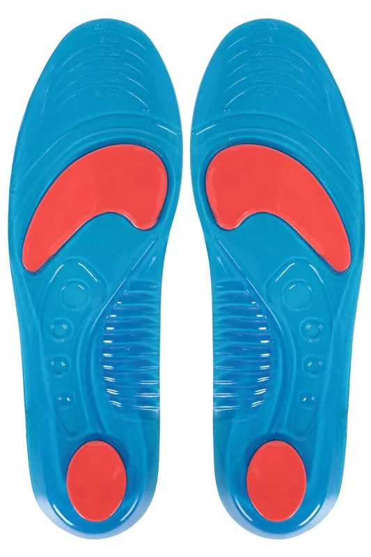 Antibacterial Cushioned Shock Absorbent Running Hiking Shoe Inserts - Mountain Warehouse