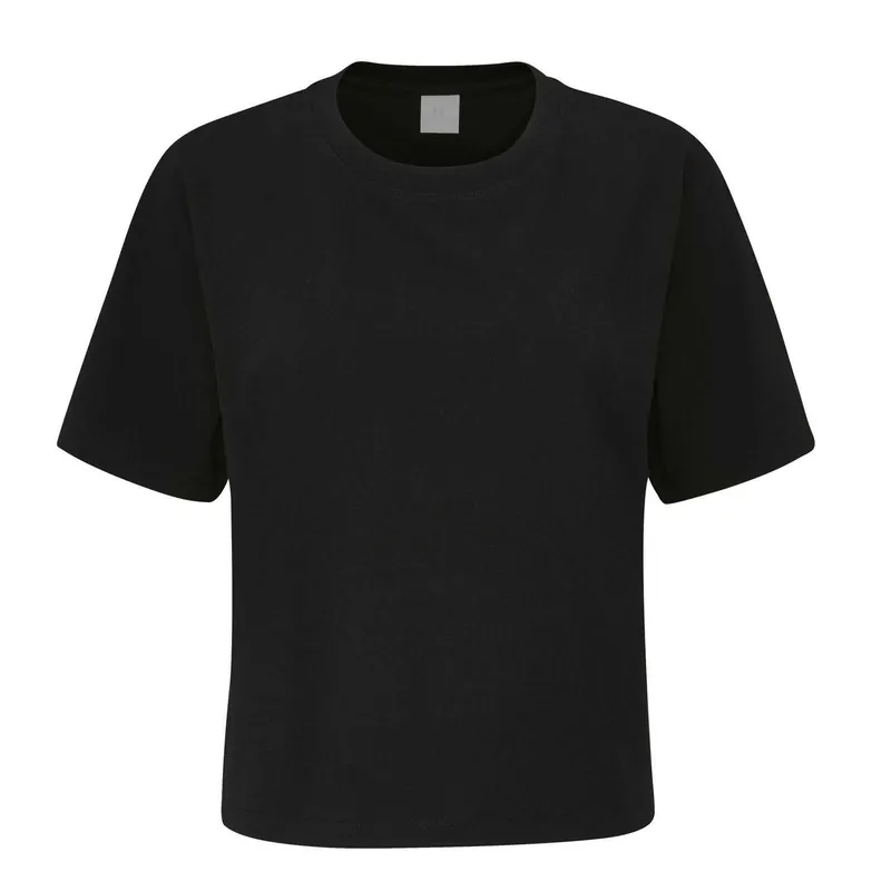 Cotton Heavyweight Loose Fit Crop T-Shirt
