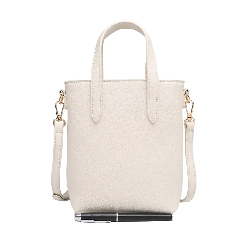Small Tote Grab Bag With Detachable Strap Shoulder Bag - Kitise