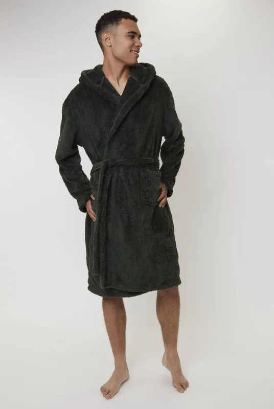 Sherpa Hooded Robe - Loungeable