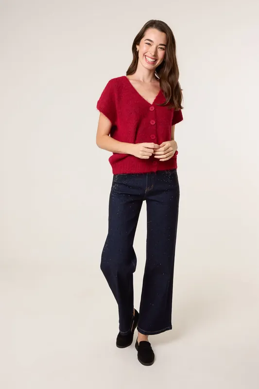 Navy Scatter Pocket Jeans - Blue Vanilla