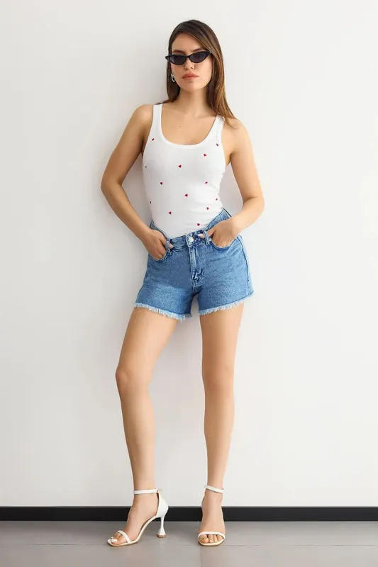 Embroidered Sleeveless Cami Top - Hiccup