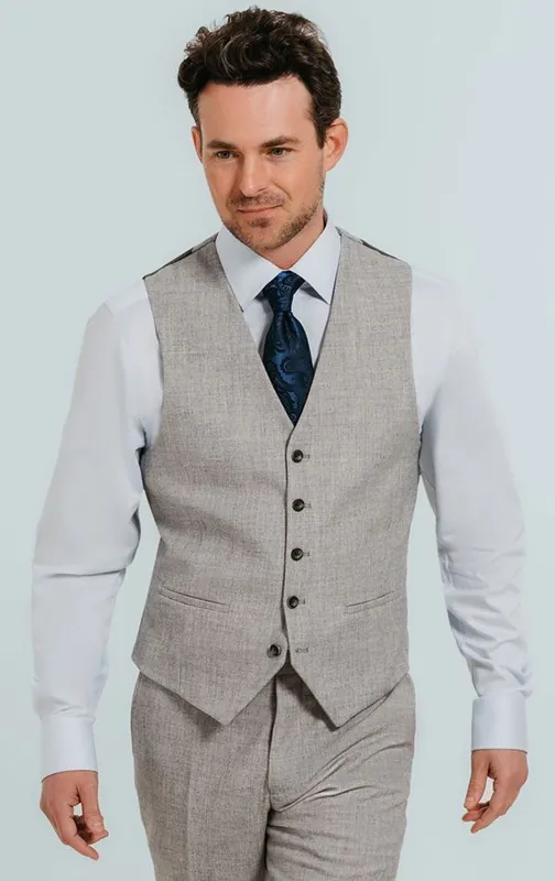 Grey Flannel Waistcoat - Dobell