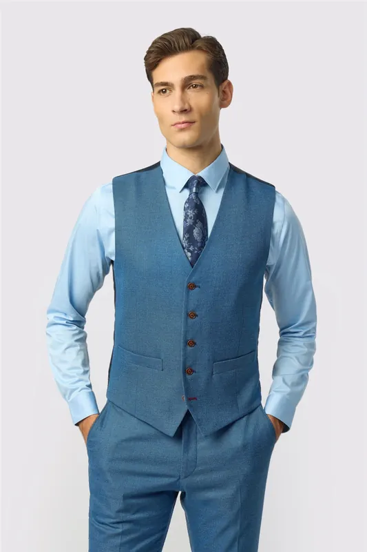 Slim Fit Suit Waistcoat - Antique Rogue