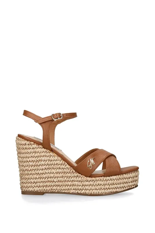 Cylo Tan' Leather Sandals - STEVE MADDEN