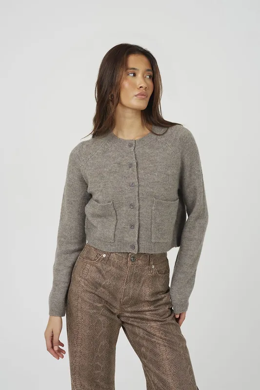 Raglan Sleeve Soft Knit Cardigan - Brave Soul