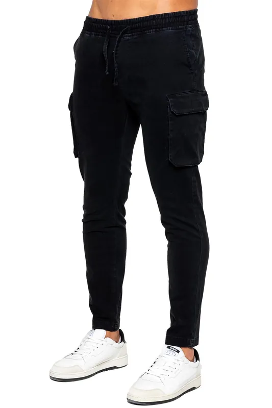 Stretch Cargo Trousers - Enzo