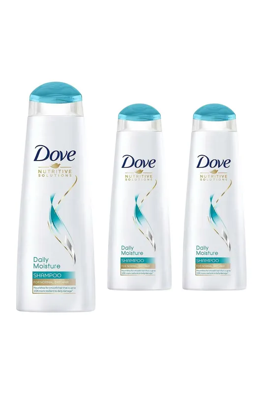 Nutritive Solutions 'Shampoo' Daily Moisture for Dry Hair 250ml, 3pk - Dove