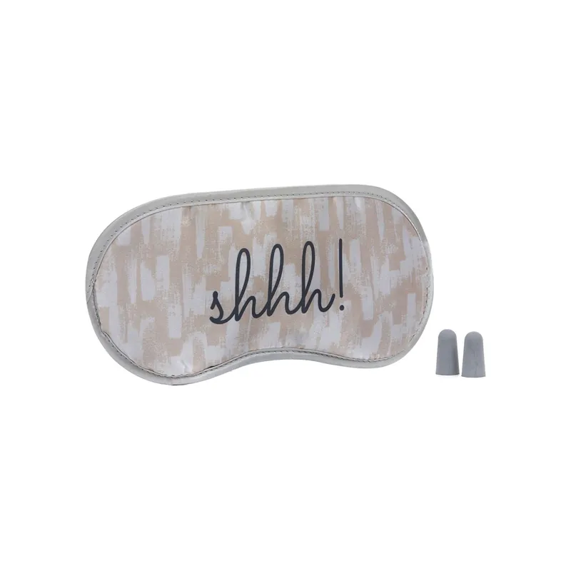'Shh!' Eye Mask & Ear Plug Gift Set - Danielle Creations