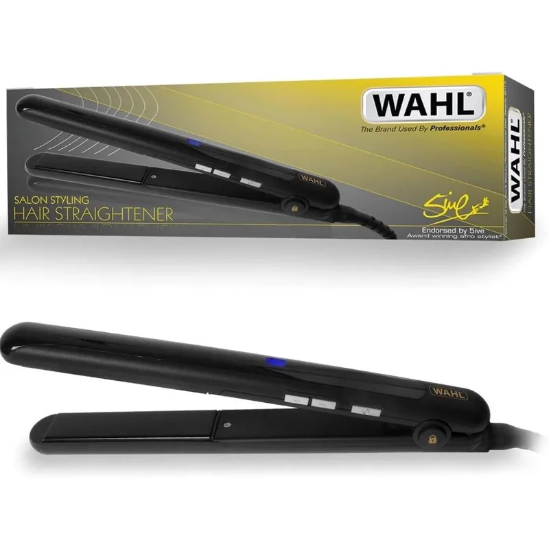 Afro Hair Straightener, Black - Wahl