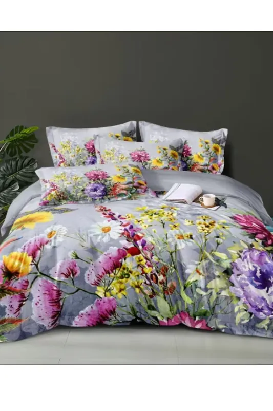 Meadow Floral Printed Duvet Set - Ezysleep