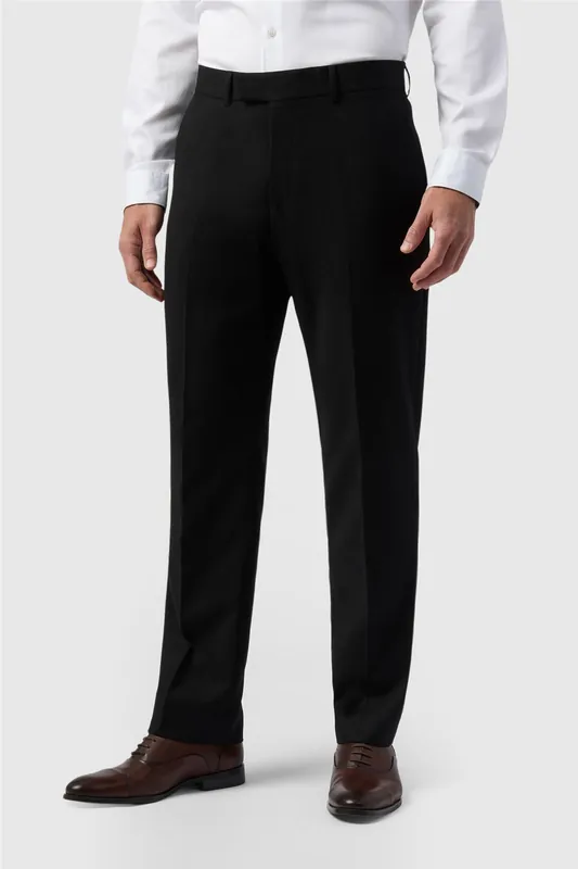Blake Texture Regular Trousers - Antique Rogue