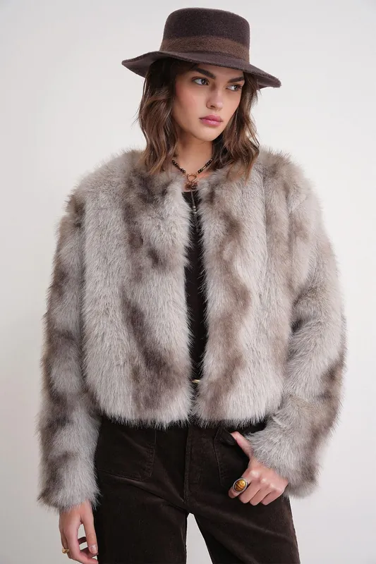 Faux Fur Jacket - MixRay