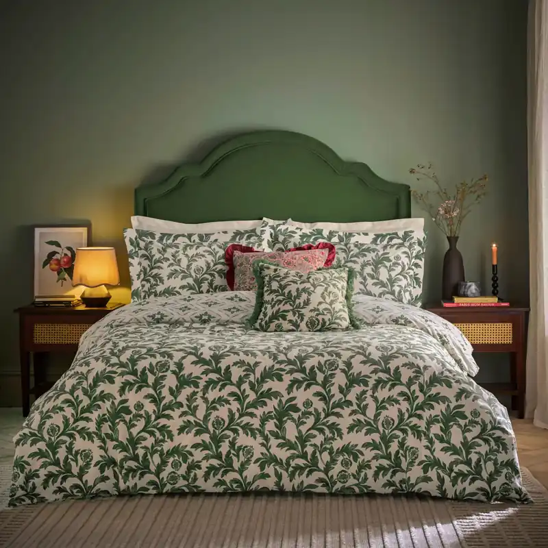 Hedera Printed Duvet Cover Set - Paoletti
