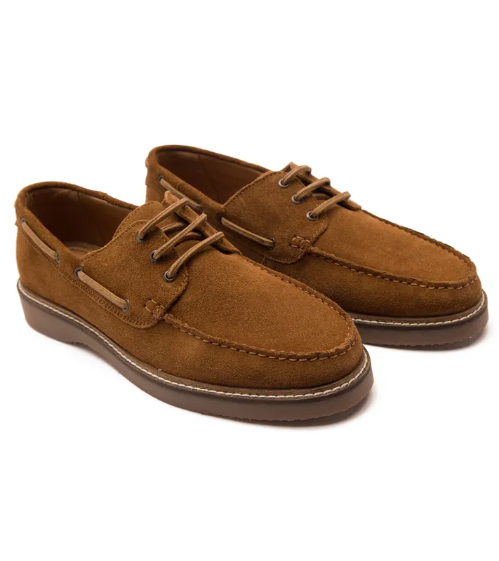 Triggs' Suede Casual Lace-up Boat Shoes