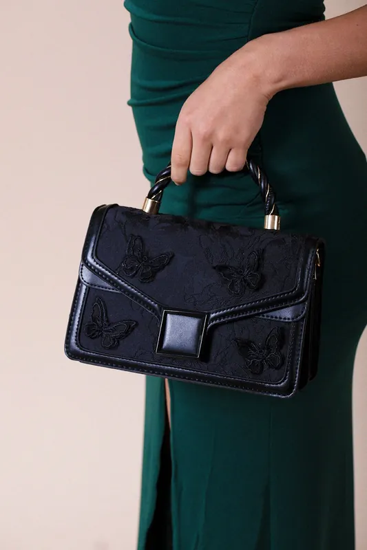 Butterfly Grab Bag In Black - SVNX