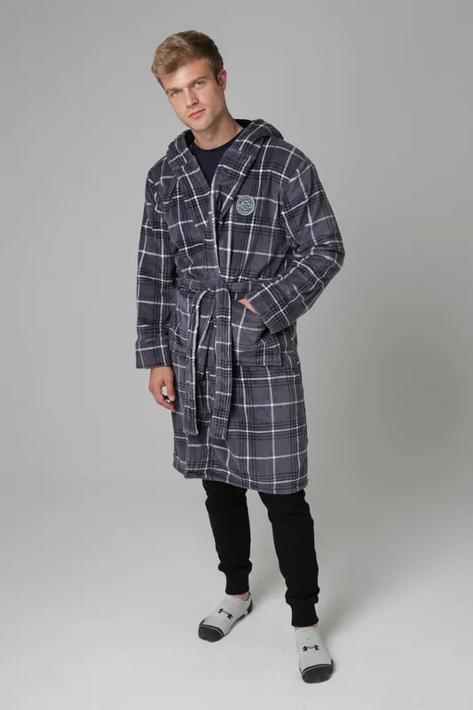 Check Print Dressing Gown - Tokyo Laundry