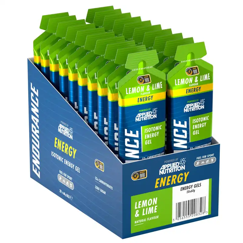 Endurance Energy Gels - Lemon & Lime - 20 Servings
