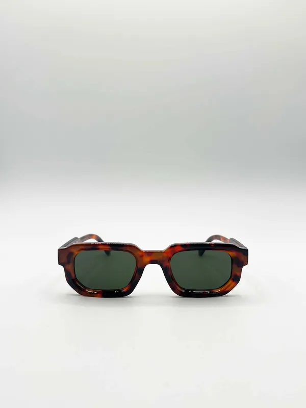 Chunky Retro Square Sunglasses - SVNX