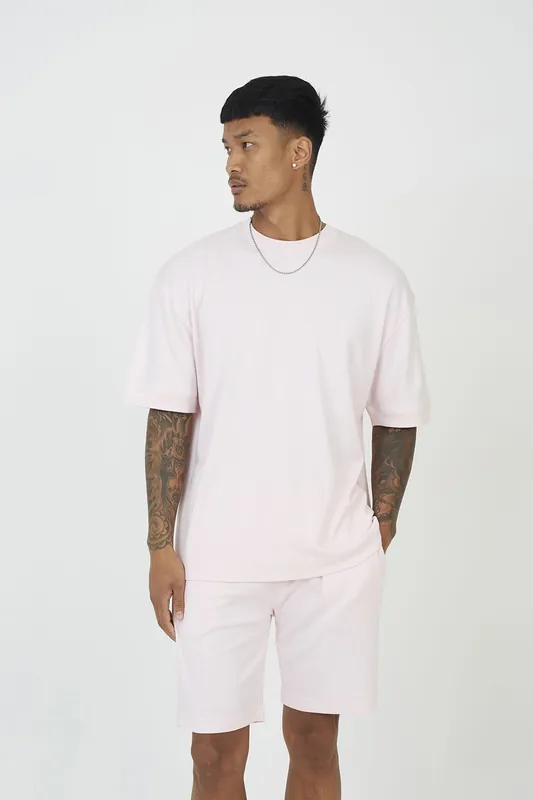 Oversized T-Shirt & Short Co-ord Set