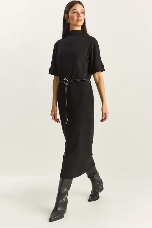 Basic Midi Dress - Bianco Lucci