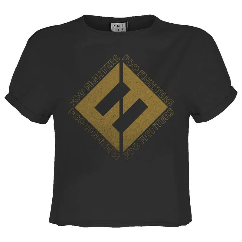 Concrete & Gold Foo Fighters Crop Top - Amplified