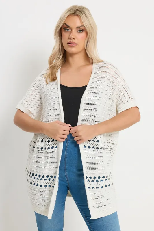 Crochet Kimono Cardigan - Yours
