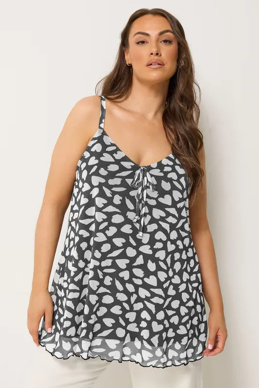Heart Mesh Vest Top - Yours
